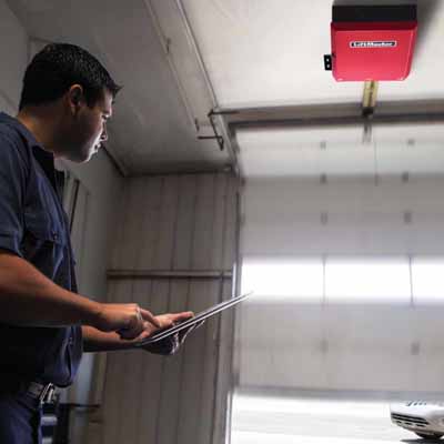Lift Master warehouse and car dealer overhead door solutions