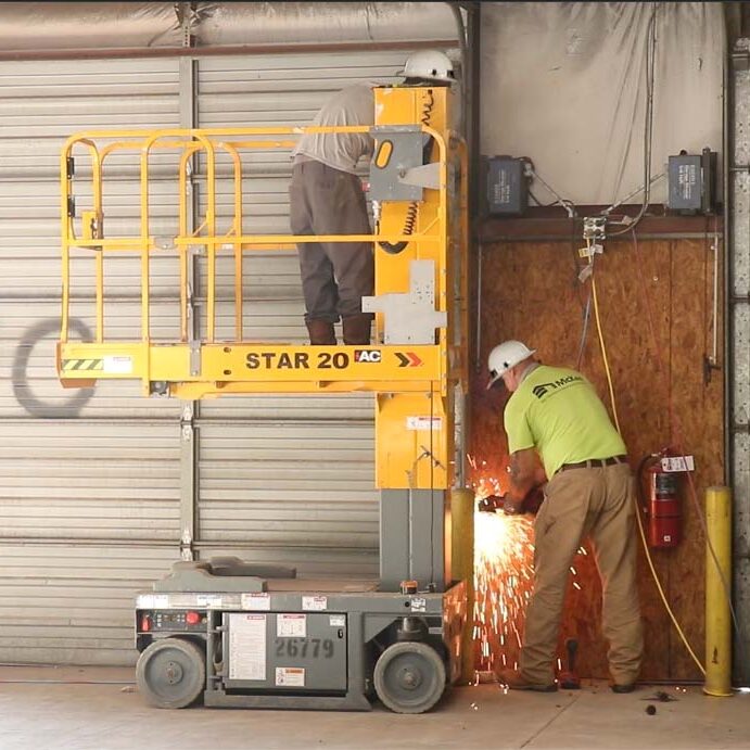 mckee loading dock and door solutions service techs working on overhead doors mckee loading dock and door solutions service techs working on overhead doors
